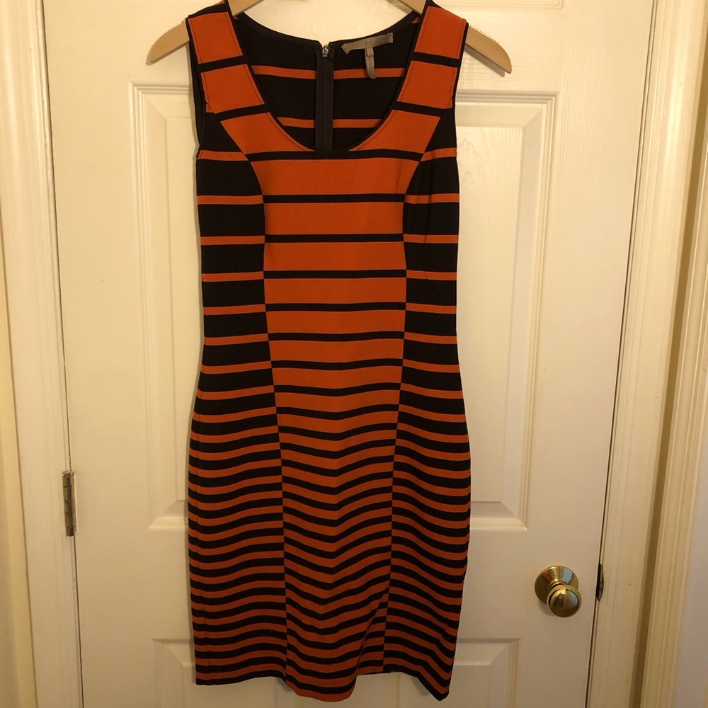 Halston Heritage “body con” mini dress